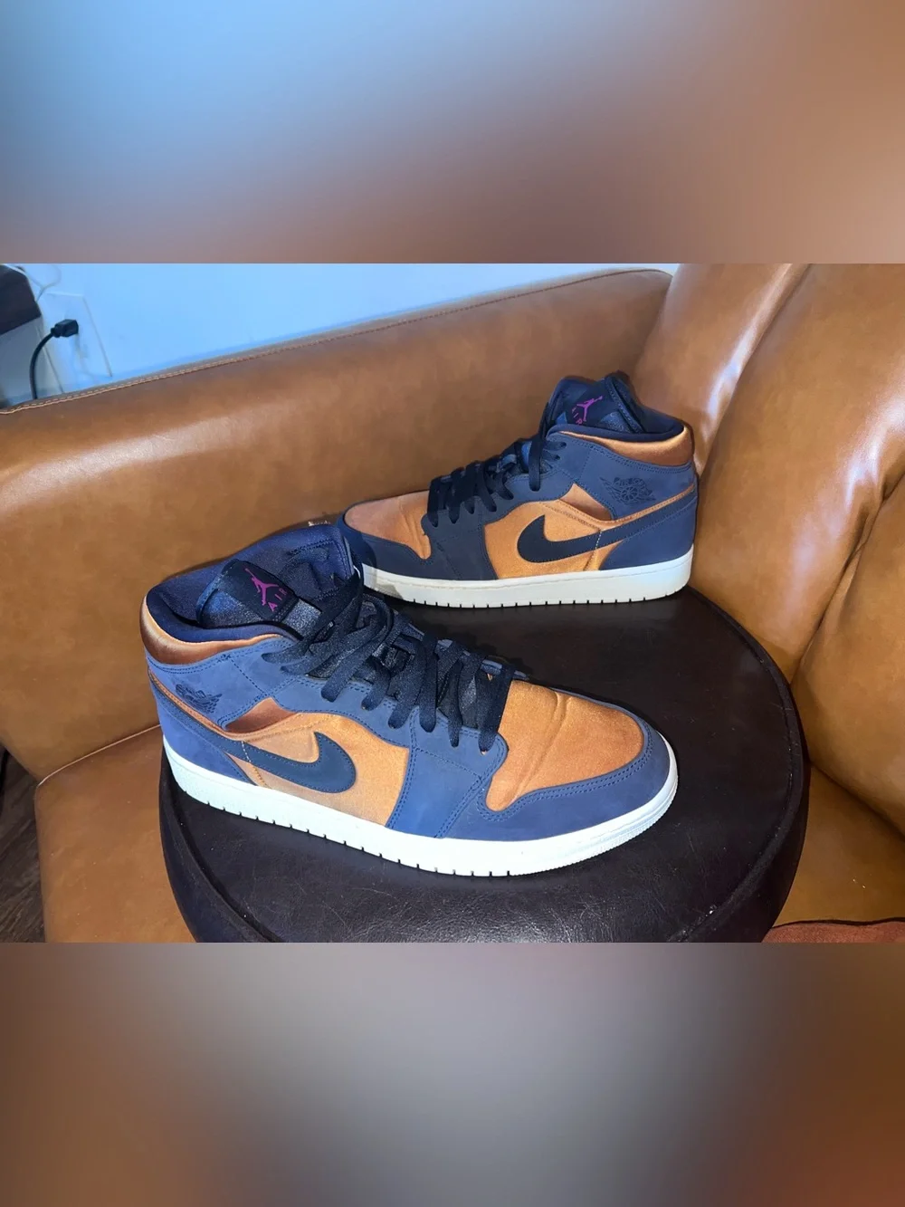 Nike Air Jordan 1 Mid SE 'Obsidian Desert Ochre' men’s size 12